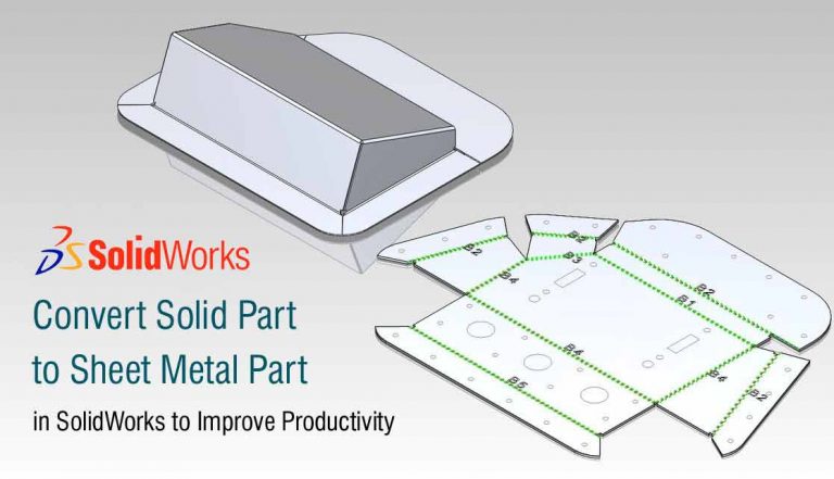 solidworks convert to sheet metal